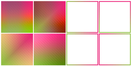 Set of 4 Hologram textures and 4.のイラスト素材
