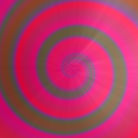 Colorful pink circle swirl clockwise with flashlight background. Futuristic rainbow spiral illustration.の写真素材
