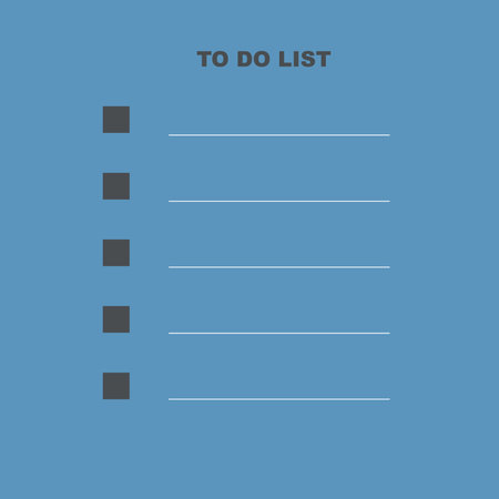 To Do blank List. Business goals to do list vector.のイラスト素材