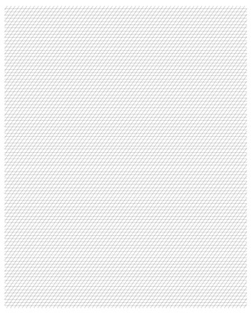 Calligraphy copywriting square perspective grid in 55 angle, vector paper blank illustration. Dip pen nib grid template.のイラスト素材