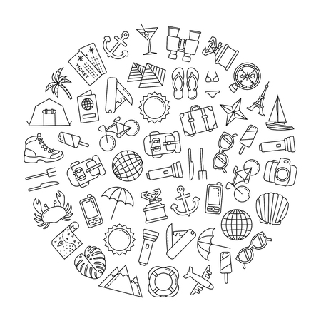 round design elementのイラスト素材