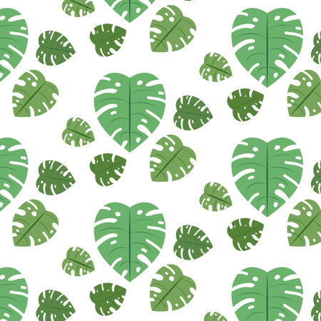 Vector seamless pattern of leaves on white backgroundVector seamless pattern of leaves on white backgroundのイラスト素材