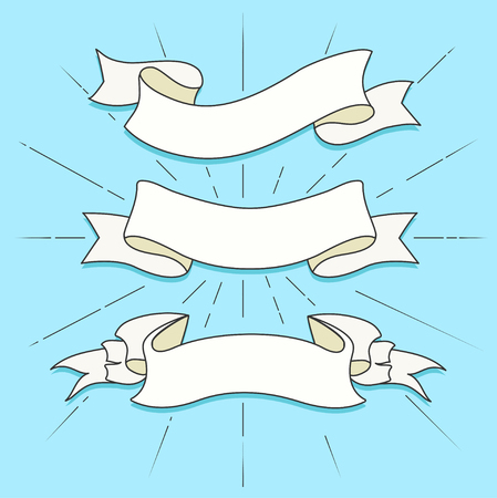 Vector old school tape with the text on a yellow background for your designのイラスト素材