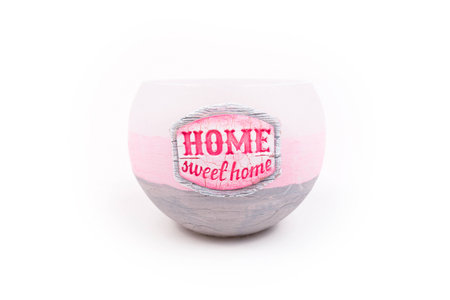 Home sweet home candleの写真素材
