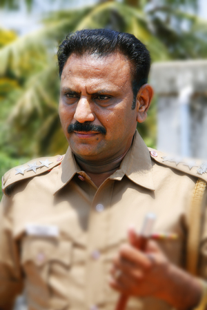 Indian police officerのeditorial素材