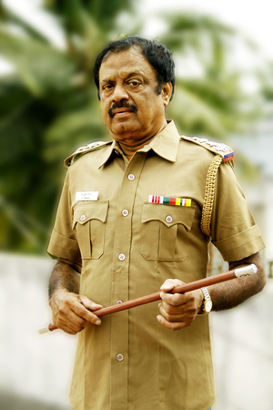 Indian police officerのeditorial素材