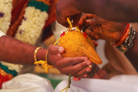 Indian wedding rituals, ceremonyの写真素材