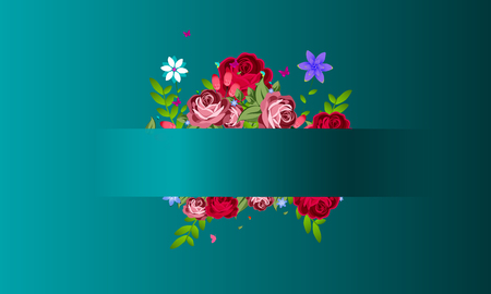 March 8 International Women's day pink and blue color background.のイラスト素材