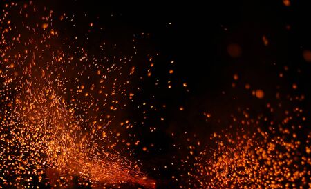 Beautiful Diwali Glowing Firecracker, fire of cracker explosion
