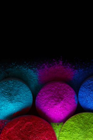 Happy holi. Concept Indian color festival called Holi with copy spaces
