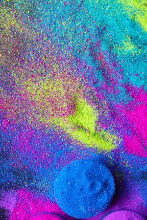 Celebrate festival Holi. Indian Holi festival of colorsの写真素材