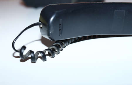 Shot of a landline telephone receiver with copy space for individual textsの写真素材