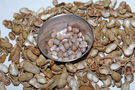 Peanuts seed placed on Peanut