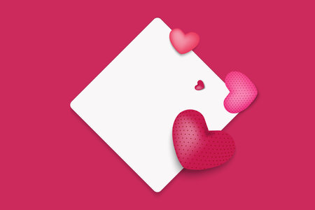 Valentine's Day concept background. Vector illustration.のイラスト素材