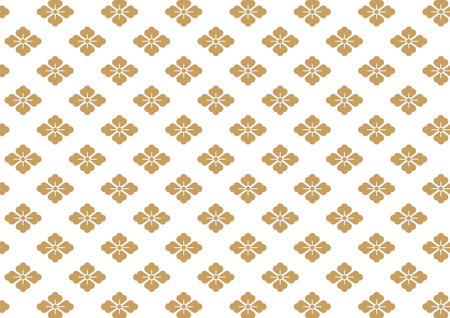 Hishibun, traditional Japanese pattern in goldのイラスト素材
