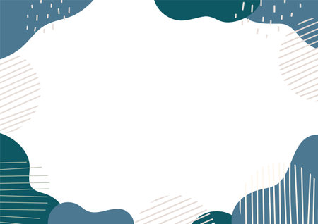 Hand Painted Abstract Frame Backgrounds Web graphicsのイラスト素材