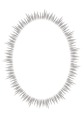 Blowout radial Voice of mindのイラスト素材