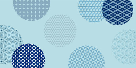 Japanese Pattern Japanese Paper Patterns Backgroundのイラスト素材