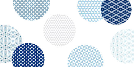 Japanese Pattern Japanese Paper Patterns Backgroundのイラスト素材