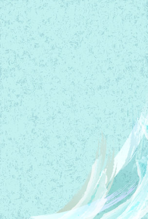 Japanese Pattern Summer Watercolor Backgroundのイラスト素材