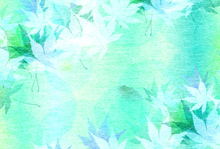 Japanese Pattern Maple Leaves Backgroundのイラスト素材