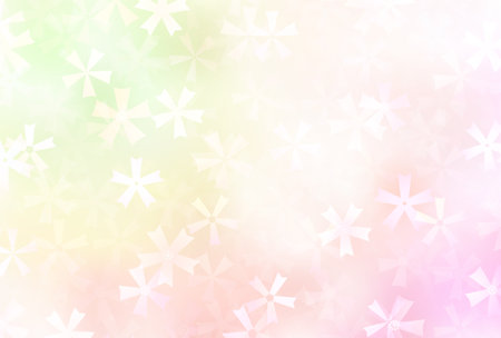 Cherry Blossoms Japanese Pattern Watercolor Backgroundのイラスト素材