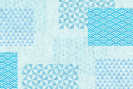 Japanese Pattern Patterns Washi Backgroundのイラスト素材