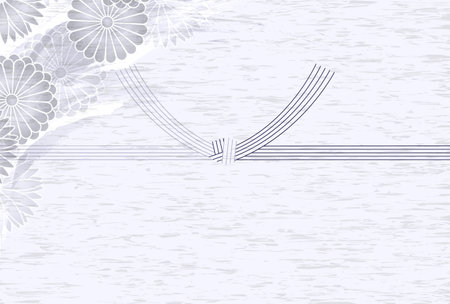 chrysanthemum gift watermark mourning backgroundのイラスト素材