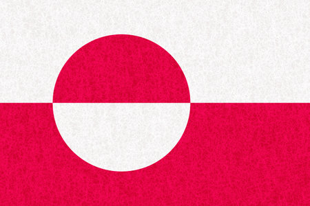 Greenland Country Flag Watercolor Backgroundのイラスト素材