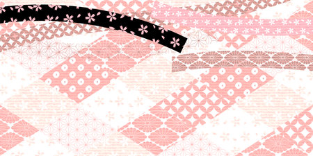 Japanese Pattern Pattern Watercolor Background