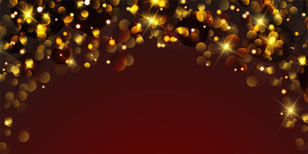 gold light night sky backgroundのイラスト素材