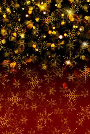 Christmas Snow Winter Landscape Backgroundのイラスト素材