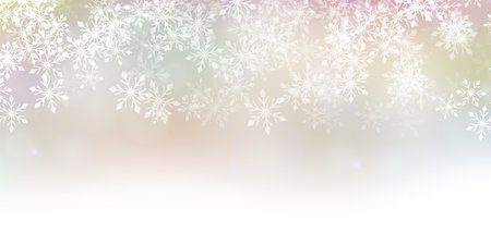 Christmas Snow Winter Landscape Backgroundのイラスト素材