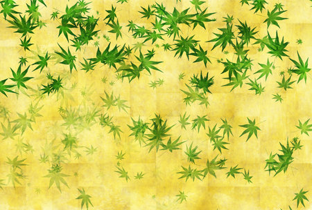 maple leaf hot summer backgroundの写真素材