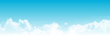blue sky cloud landscape backgroundのイラスト素材