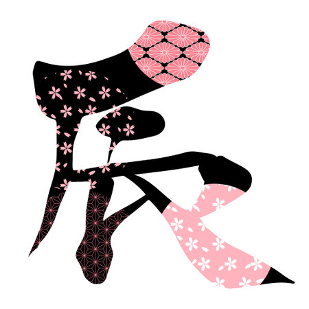 dragon Character New Year's card Iconのイラスト素材