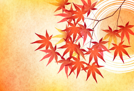 Autumn Leaves Maple Tree Autumn Backgroundのイラスト素材