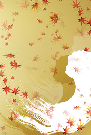 Autumn Leaves Maple Tree Autumn Backgroundのイラスト素材