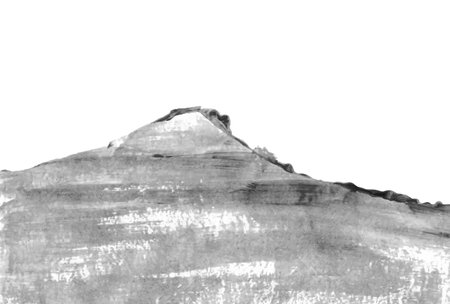 Fuji Watercolor Japanese Pattern Backgroundのイラスト素材