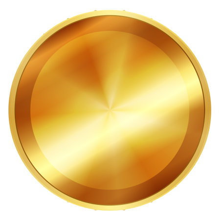 Medal Gold Yen Coin Iconのイラスト素材