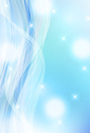 curve winter light silk backgroundのイラスト素材