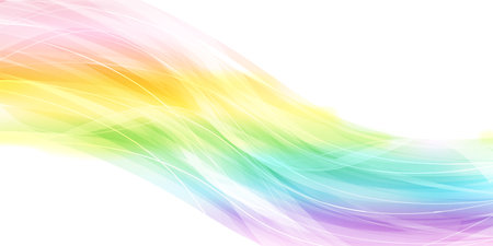 wave silk spring colorful backgroundのイラスト素材