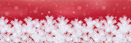 Christmas Snow Landscape Winter Backgroundのイラスト素材