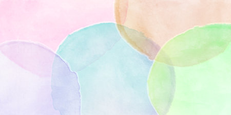 Colorful Japanese Paper Watercolor Backgroundの写真素材