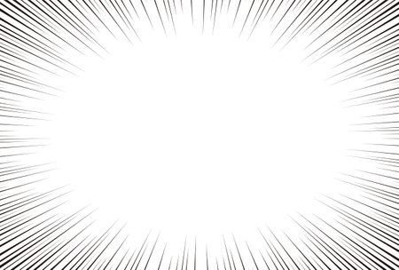 Concentration Line Cartoon Light Backgroundのイラスト素材