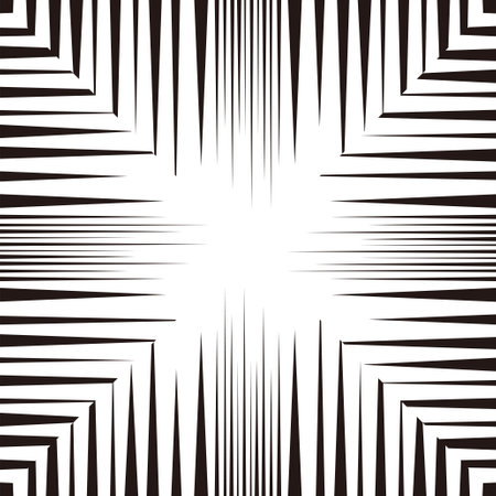 Concentration Line Cartoon Light Backgroundのイラスト素材
