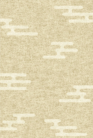 Kasumi Japanese Pattern Nengajo Wallpaper Backgroundのイラスト素材