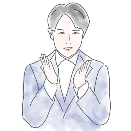 Men People Work Business Iconsの写真素材