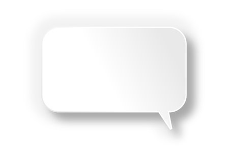 Blurb Frame Silhouette Comment Iconのイラスト素材