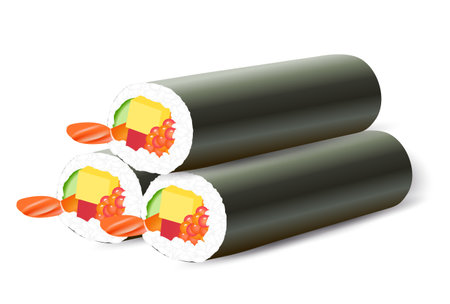 Ebomaki Setsubun Sushi Spring Iconのイラスト素材